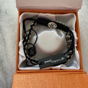 Joseph Nogucci Bracelet Black and Silver NEW Women’s Jewelry